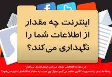 اینترنت چه مقدار از اطلاعات شما را ذخیره میکند؟ اینترنت چه مقدار از اطلاعات شما را ذخیره میکند؟