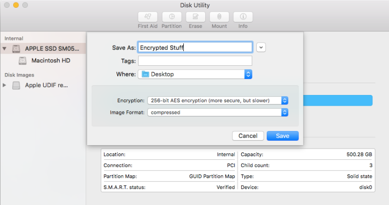 رمزگذاری ساده فایل‌ها در Mac