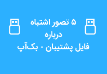 اینفوگرافیک ۵ تصور اشتباه درباره تهیه فایل پشتیبان اینفوگرافیک ۵ تصور اشتباه درباره تهیه فایل پشتیبان