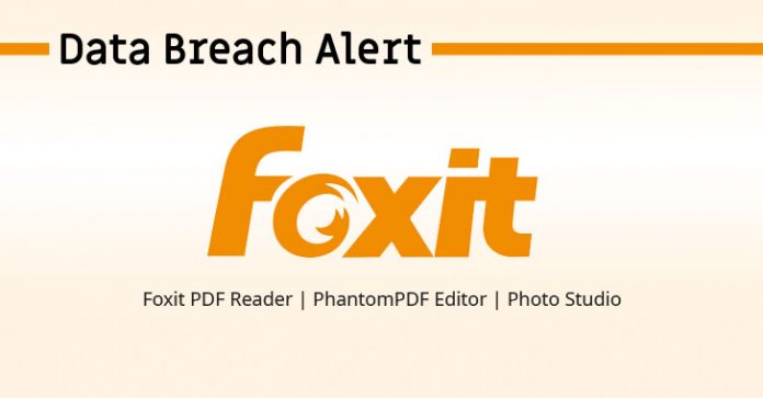 افشای داده در نرم افزار Foxit PDF