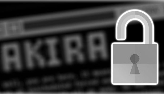 نرم‌افزار رمزگشایی باج افزار آکیرا به صورت رایگان در دسترس است