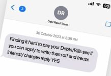 جریمه ۲۰۰ هزار پوندی برای ارسال کننده پیغامهای اسپم به افراد بدهکار جریمه ۲۰۰ هزار پوندی برای ارسال کننده پیغامهای اسپم به افراد بدهکار