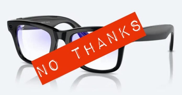 meta-glasses-ban عینکهای ریبن متا در بارها، رستورانها و سالنهای سینما و تئاتر ممنوع میشوند