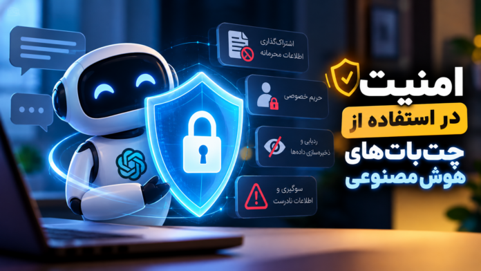 chat امنیت در استفاده از چتباتهای هوشمصنوعی